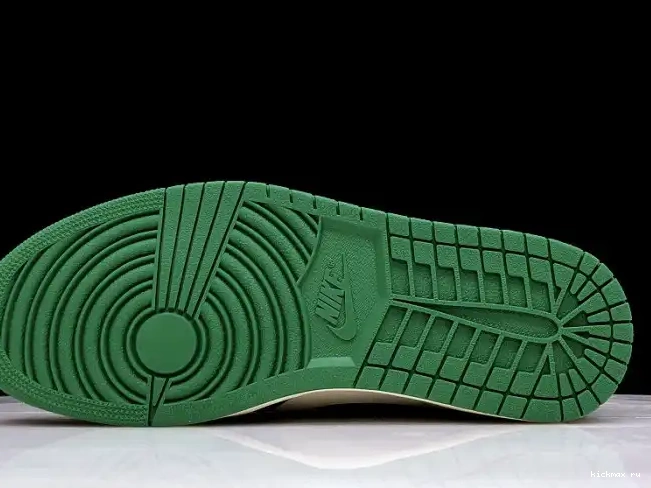 Cheap MAX Pine 555088-302 NRG OG High 1 Air Green Jordan Sail-Black 0325